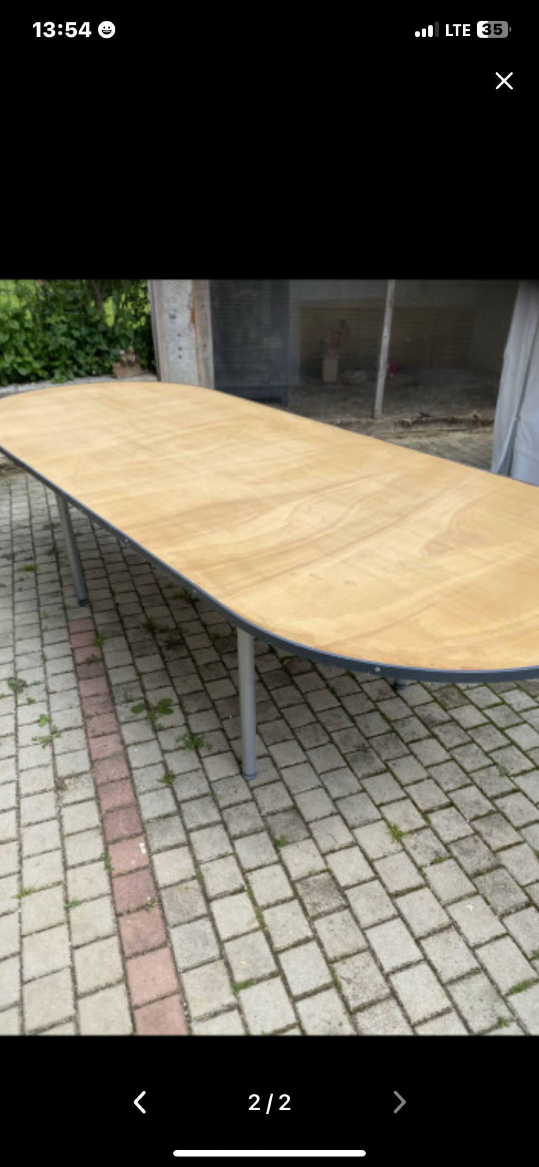 Sklopivi stolovi 250x100 | rentam.ba